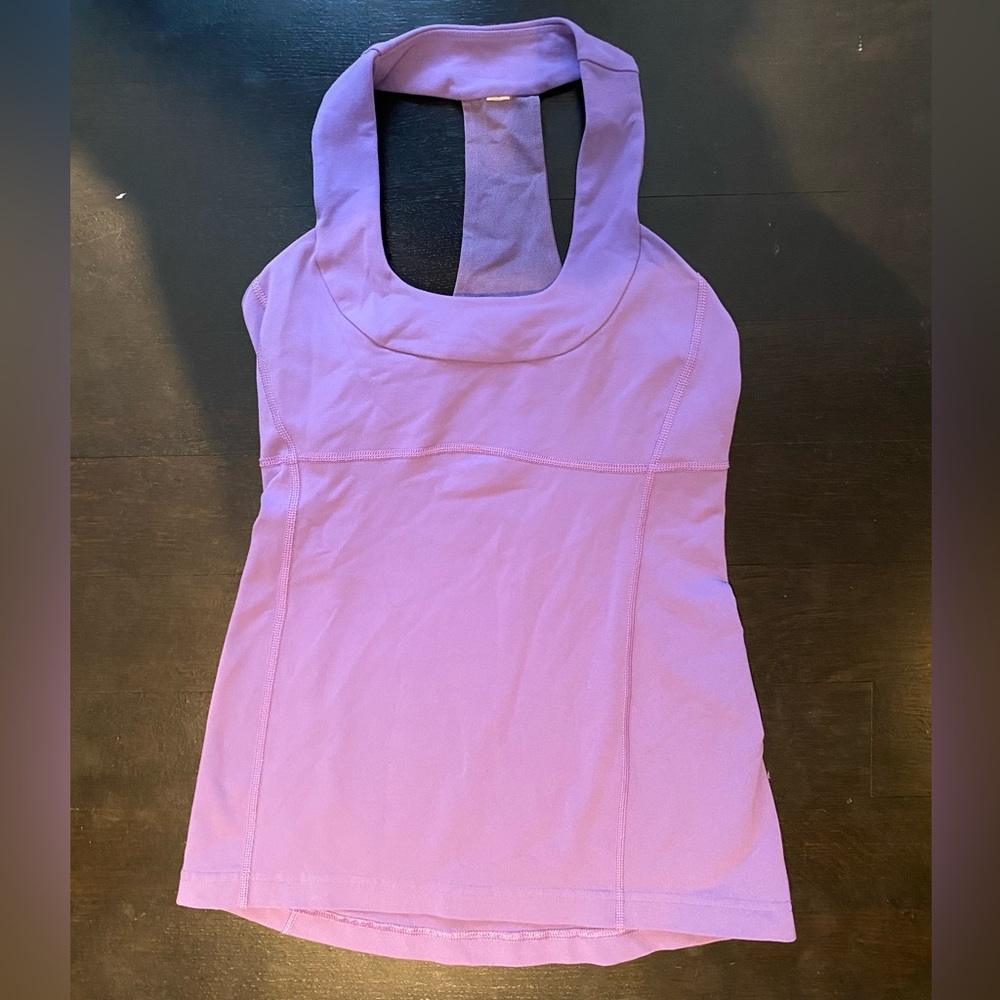 Lululemon Scoop Neck Tank size 6 color: Winter orchid (purple) - Picture 3 of 9